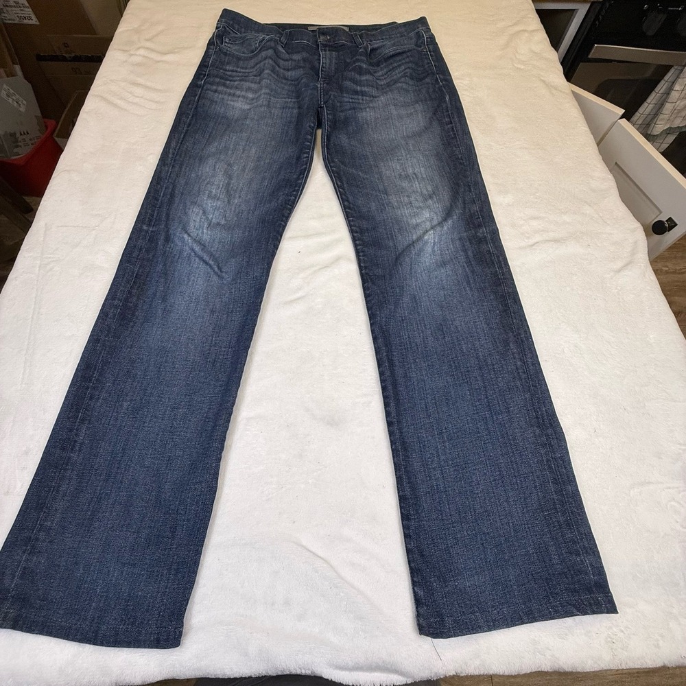 Joes Jeans Mens 38 Caleb Selvedge Denim Jeans Blue Straight Leg GBJCLB8229